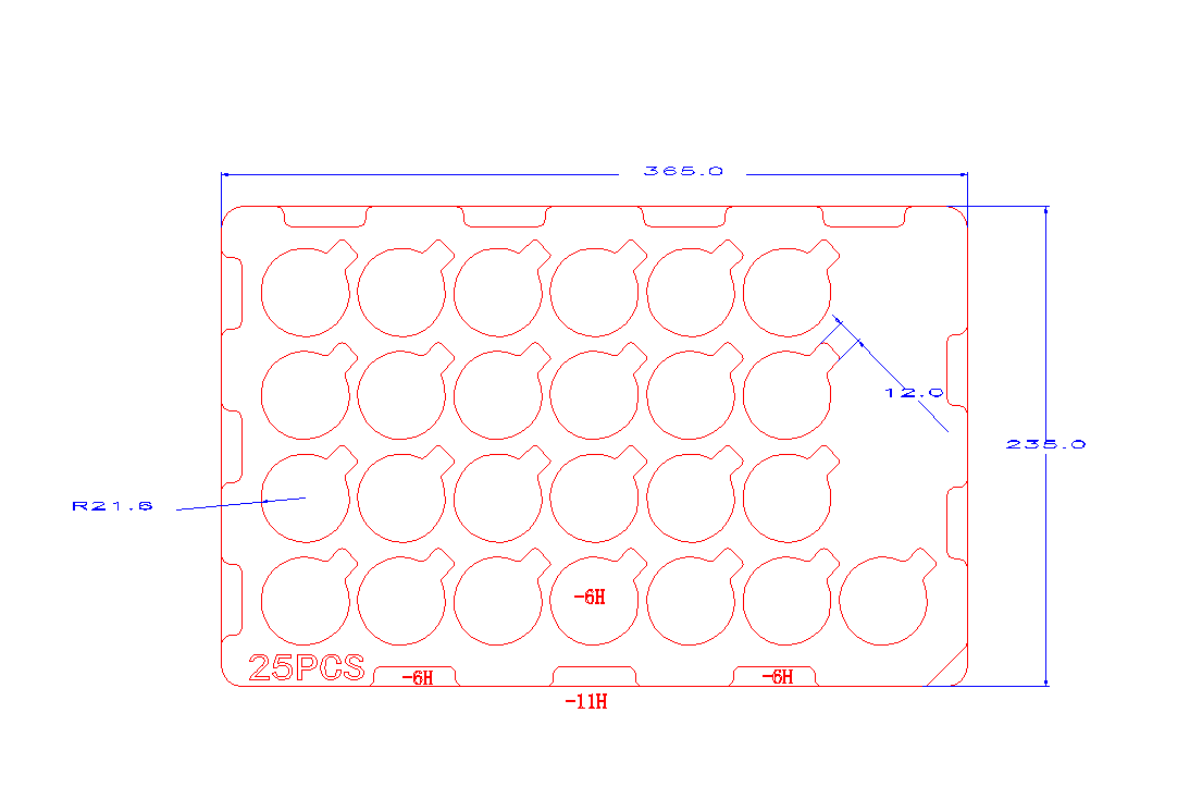 圆形 QDHX0001 φ41.5×6mm 吸塑盒
